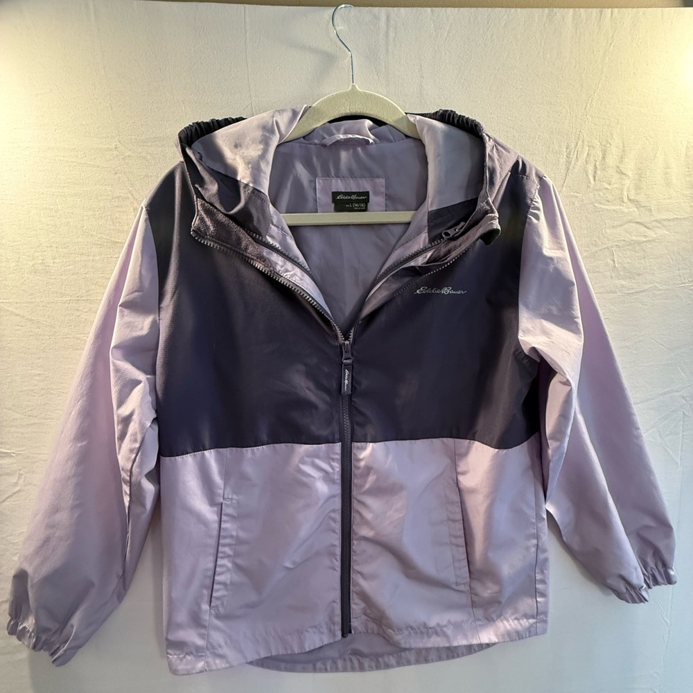 Eddie Bauer Kids Jacket in Purple and Dark Purple L (14-16)